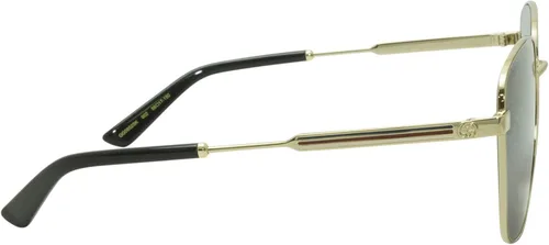 Vista 3 de Gucci GG0852SK GoldGrey 5817150 gafas de sol de mujer