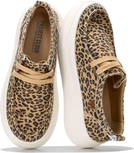 Vista 6 de Project Cloud Canvas Platform Loafers for Women Boat Shoes for Women (Dana)
