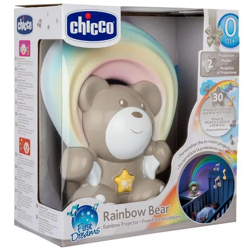Vista 3 de Chicco Proyector Rainbow Bear para la hora de acostarse Luces y música relajante para bebé