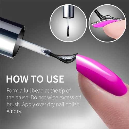 Vista 7 de Seche Vive Recubrimiento superior con efecto de gel, 0.5 oz