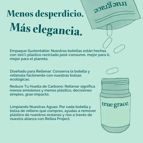 Vista 6 de True Grace Mushroom Lion's Mane Brain, Nervio & Cognitive Support - 60 cápsulas - Orgánico