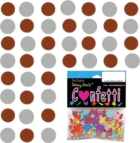 Vista 139 de Confetti Circle 1/4" Negro, Azul Marino Combo - 2 bolsas de media onza (1 oz) (8550/9971)