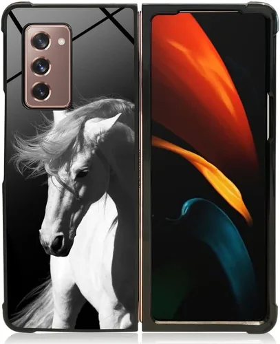 Vista 10 de DAIZAG Funda compatible con Samsung Galaxy Z Fold 2 5G, protección completa, a prueba de golpes, antiarañazos, funda de poliuretano termoplástico