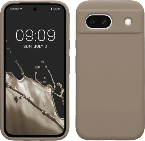 Vista 117 de kwmobile Funda Compatible con Google Pixel 6 Pro - Funda de Teléfono de Silicona TPU con Acabado Suave - Azul Caribe