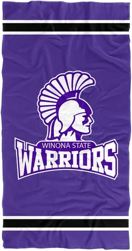 Vista 13 de LOGOVISION Manta Abilene Christian University, 30 x 60 pulgadas, logotipo primario CottonFront/PolyBackBeachTowel