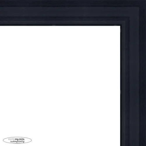 Vista 6 de Poster Palooza 3x3 Inch Contemporary Black Complete Wood Square Picture Frame with UV Acrylic Plexiglass, Foam Board Backing & Hardware Included