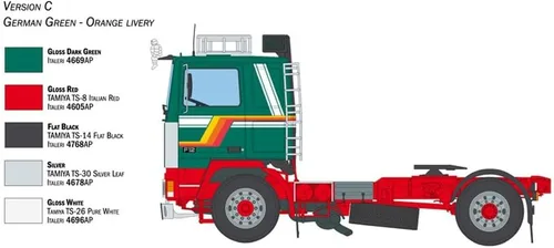 Vista 6 de ITARELI IT3957 Volvo F-12 Intercooler, techo enrollable con accesorios, modelo de plástico, color moldeado