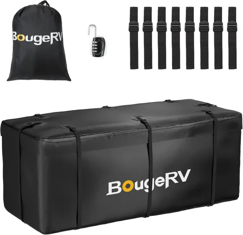 Vista 10 de BougeRV Bolsa de transporte de carga de enganche de 12 pies cúbicos 1000D