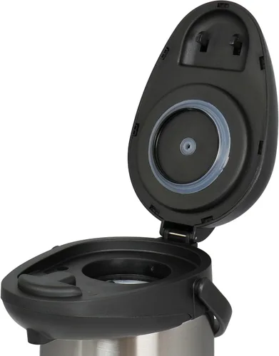 Vista 6 de MegaChef Tapa de bomba de cuerpo de vacío de acero inoxidable de 5 cuartos de galón