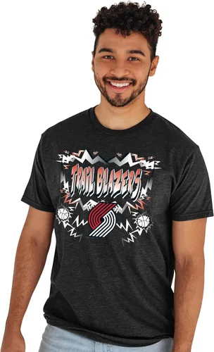 Vista 27 de Blue 84 NBA - Camiseta unisex para adultos, con licencia oficial de la NBA, colores alternativos jaspeados