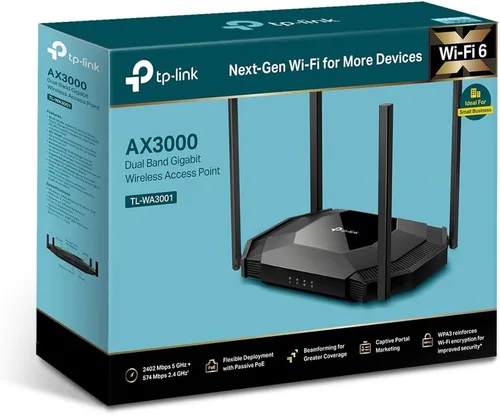 Vista 4 de TP-Link TL-WA3001, punto de acceso inalámbrico WiFi 6 AX3000 Gigabit