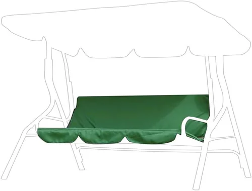 Vista 10 de Ejoyous Funda de cojín para columpio de patio, para silla de columpio al aire libre, cubierta de asiento de hamaca de repuesto para columpio de 3