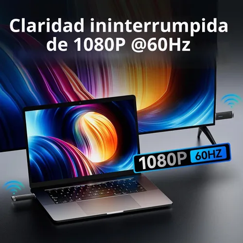 Vista 3 de VENTION Transmisor y receptor inalámbrico HDMI Dongle 2.4/5GHz 4K Decording, 131FT /40M, adaptador Bluetooth, conexión de extensor inalámbrico