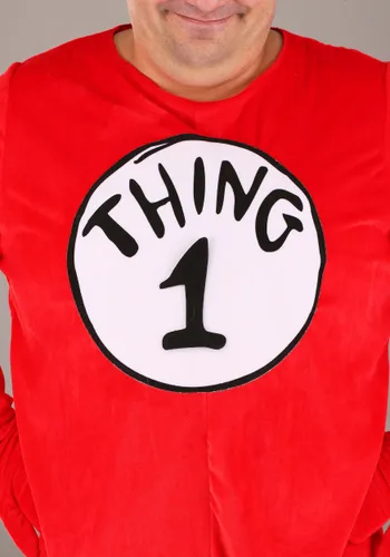 Vista 3 de Disfraz de Talla Plus Adulto Thing 1&2 Multicolor