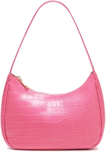 Vista 19 de CYHTWSDJ Bolsos de hombro para mujeres, lindo bolso tote tipo hobo con cierre de cremallera y mini cartera de mano Nailon Negro