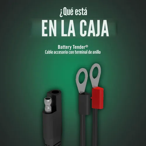 Vista 5 de Battery Tender - Arnés de terminal de anillo accesorio con cable - Adaptador de cable de 45,72 cm con desconexión rápida SAE - Fácil, rápido