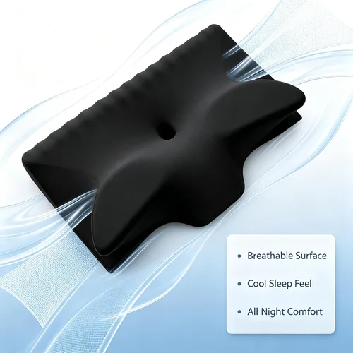 Vista 4 de Almohada cervical para aliviar el dolor de cuello, memoria