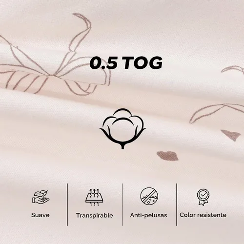 Vista 4 de JELLYMONI Saco de dormir para bebé de 0 a 6 meses, 100% algodón, paquete de 3, 0.5 TOG, manta vestible para bebé, saco de dormir para bebé