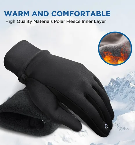 Vista 2 de SIMARI Guantes de invierno para niños pantalla táctil cálidos térmicos para correr ciclismo fútbol rugby en clima frío 106