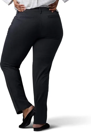 Vista 2 de Lee Womens Plus Size Relaxed Fit All Day Straight Leg Pant