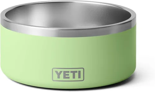 Vista 23 de YETI Boomer 8 - Tazón antideslizante y de acero inoxidable para perro, con capacidad de 64 onzas Blanco