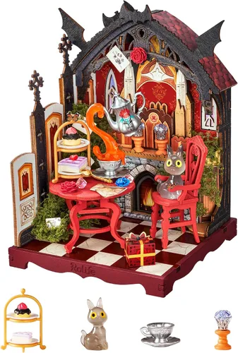 Vista 10 de Rolife Kit de casa de muñecas en miniatura para estudiar la naturaleza Taller de Pociones