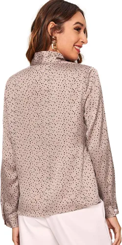 Vista 2 de Floerns Women's Bow Tie,Casual