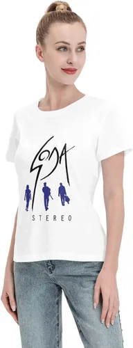 Vista 4 de Soda Stereo T Shirts Female Loose Fit Casual Cotton Comfort Crew Neck Short Sleeve Tees Clothing