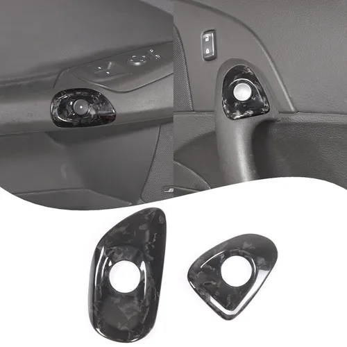 Vista 12 de Lcojicep Botón de interruptor de automóvil compatible con Corvette C6 Z06 ZR1 2005-2013 interruptor de puerta de bloqueo de botón de interruptor