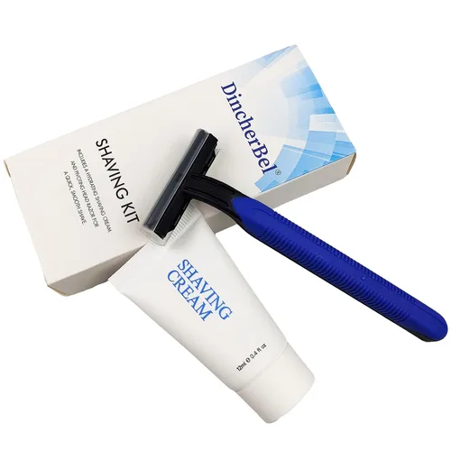 Vista 3 de Kit de afeitado a granel, afeitado suave desechable y crema