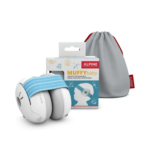 Vista 18 de Alpine Muffy - Protección de oídos para bebés y niños pequeños de hasta 36 meses, certificado CE y ANSI, orejeras con reducción de ruido, cómodos