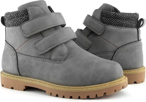 Vista 6 de Tobfis Botas de trabajo con correa impermeable para niños (niñoniño pequeñoniño grande)