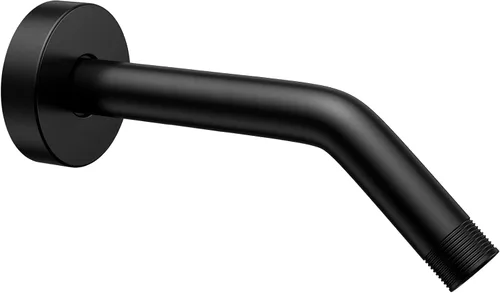 Vista 19 de YASFEL Brazo de Ducha de Oro Cepillado de 6 pulgadas Brazo de Extensión de Ducha Tubo con Brida y Cinta de Teflón para Cabezal de Ducha y Cabezal