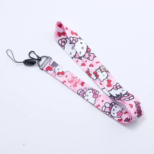Vista 4 de G-Ahora Cartera de anime para mujeres y niñas, monedero de anime, tarjetero con cordón, Gatito C, Cartera novedosa