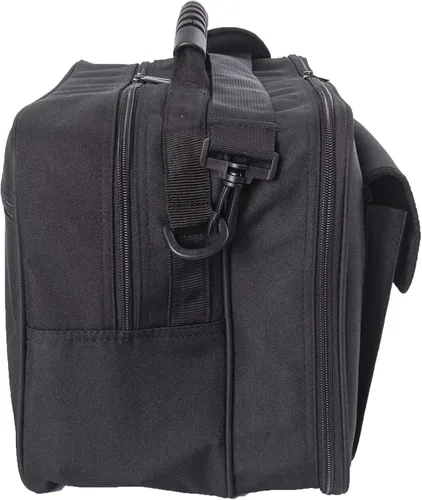 Vista 8 de Bolsa de herramientas de peluquería para peluquería de gran capacidad, equipo de pelo de poliéster, organizador de hombro, kit de aseo