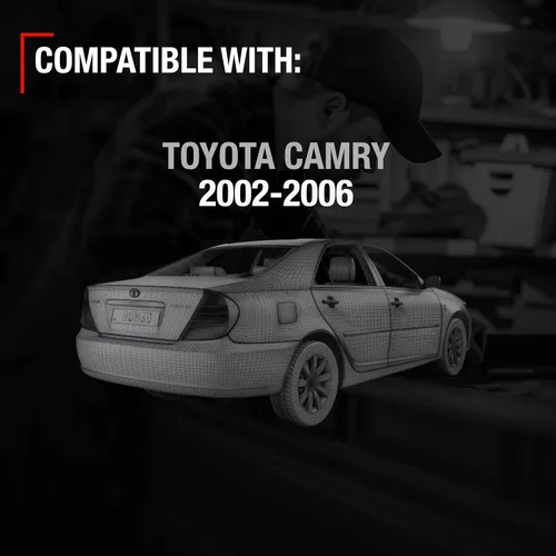 Vista 4 de Juego de repuesto para rejilla de altavoces, lado izquierdo y derecho, compatible con Toyota Camry 2002-2006, cubierta de rejilla de altavoz