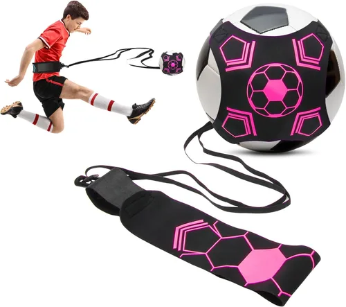 Vista 8 de Coolrunner Entrenador de Patadas de Fútbol Solo, Entrenador de Fútbol Solo sin Manos para Adultos y Niños, Entrenador de Fútbol/Voleibol/Rugby