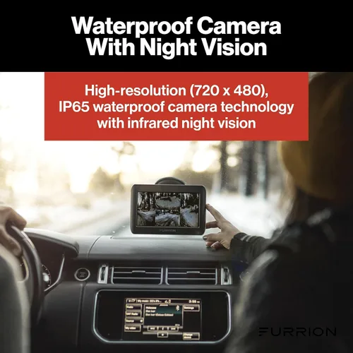 Vista 6 de Furrion Vision S - Sistema de cámara inalámbrica de respaldo para RV con monitor de 7 pulgadas, 1 trasero, visión nocturna infrarroja, visión gran