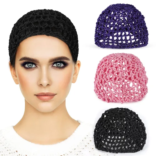 Vista 8 de Etercycle - 3 piezas de malla de ganchillo para el cabello para mujer
