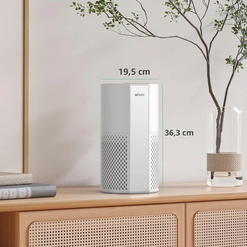 Vista 8 de Afloia Purificador de aire para el hogar, filtro lavable 4 en 1 para alergias, cubre hasta 1076 pies cuadrados, funcionamiento silencioso, apagado