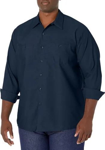 Vista 5 de Red Kap - Camisa de trabajo industrial de manga larga para hombre