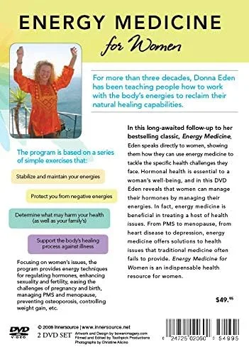 Vista 3 de Energy Medicine for Women Natural Healing - Juego de 2 DVD para apoyar contra enfermedades, hormonas reguladoras, fertilidad, embarazo y cuidado