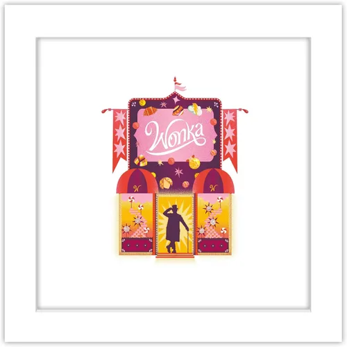Vista 10 de Trends International Gallery Pops Wonka Movie - Póster de pared de Candy Store, 12.00 x 12.00 pulgadas, versión de marco negro