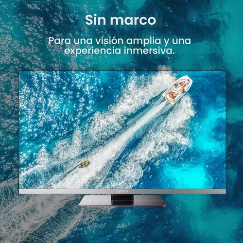 Vista 7 de SYLVOX TV de 12 voltios, televisor inteligente de 22 pulgadas con reproductor de DVD integrado, 1080P Google OS ATSC NTSC WiFi Bluetooth HDMI USB