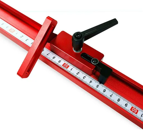 Vista 2 de Laecabv T-Track T-Slot - Guia de inglete de aleación de aluminio T para guías de guías de guías para sierra de mesa, enrutador, tabla de carpintería