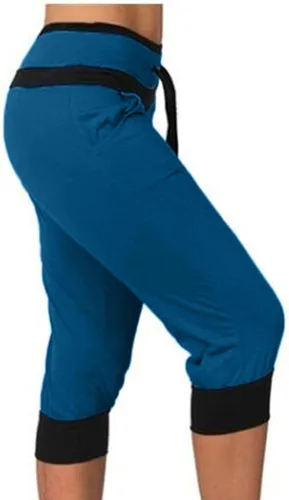 Vista 74 de Pantalones capri para mujer, estilo casual, de verano, elásticos, de cintura alta, pantalones de yoga, ajuste atlético, pantalones deportivos