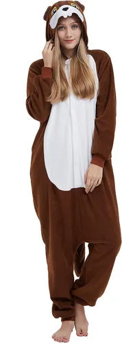 Vista 2 de SAMGU Unisex Adult Onesies Pajamas Halloween Christmas Cosplay Costumes One Piece Homewear Jumpsuit