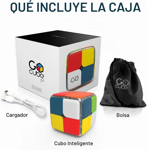 Vista 5 de GoCube 2x2: el primer cubo conectado 2x2 que te permite aprender a resolver el cubo. Rompecabezas STEM habilitado para aplicaciones que se adapta a