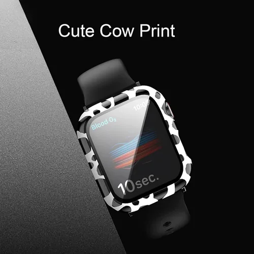 Vista 2 de Funda protectora compatible con Apple Watch de 1.575 pulgadas (1.575 in), SE Series 6, 5, 4, bonita funda protectora con estampado de vaca