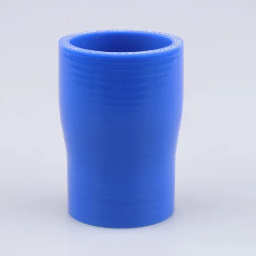 Vista 40 de AC PERFORMANCE ID de 1" a 1/2" (25mm a 13mm) Manguera de silicona recta reductora de 3 capas reforzada negra, 3" de longitud Negro